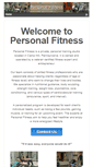 Mobile Screenshot of personalfitnesspa.com